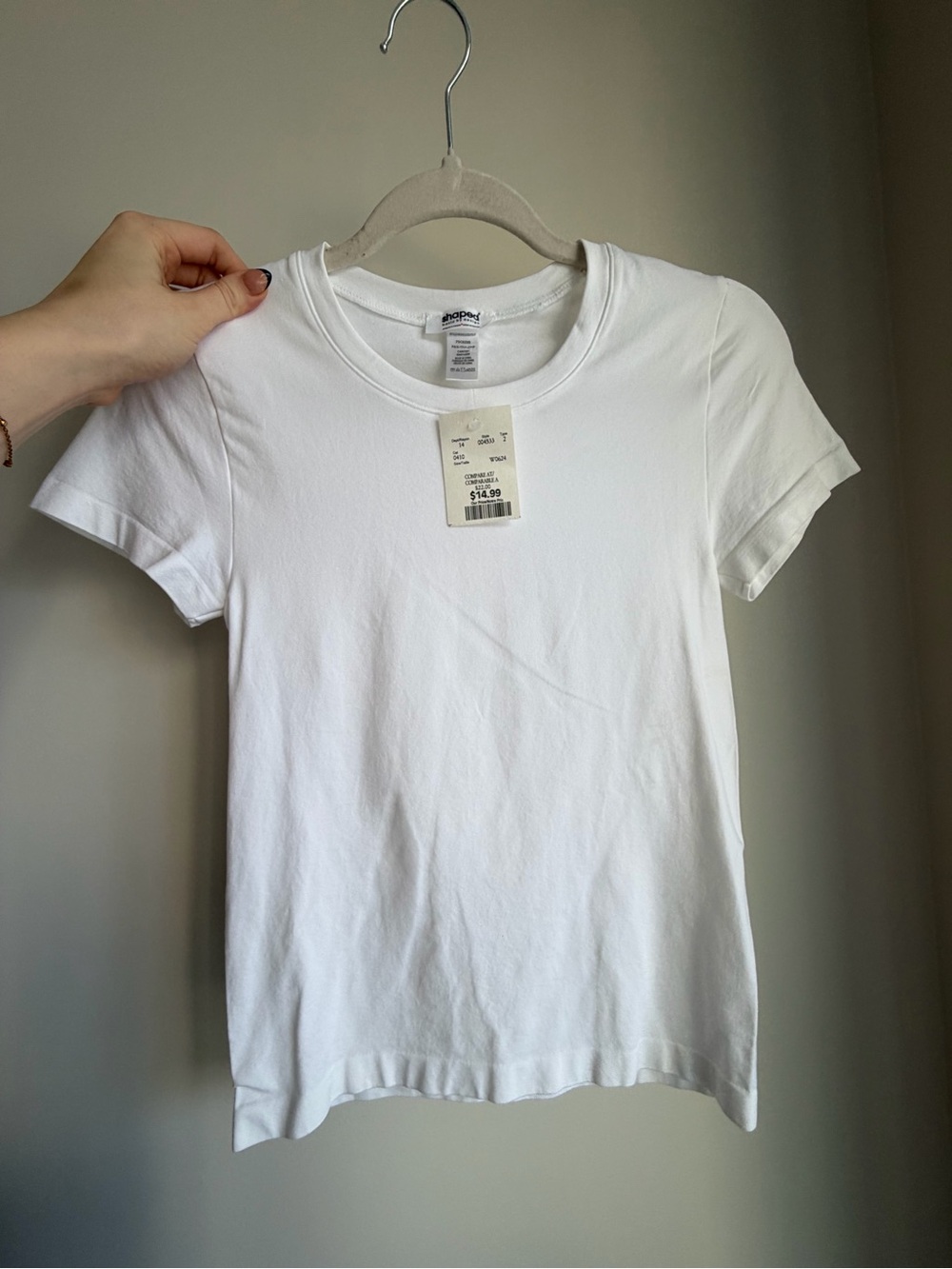 Classic White Crewneck Tee - Women's White Short Sleeve Top